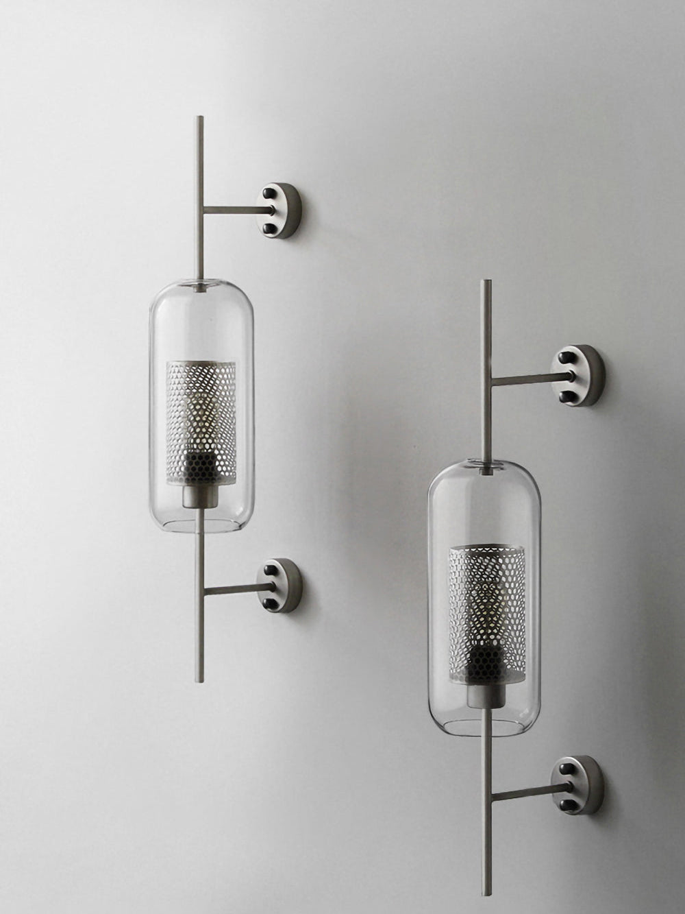 Chiswick Modern Glass Wall Light - Sleek LED Sconce for Living Room, Bedroom & Hallway - Energy Efficient Indoor Lighting Fixture