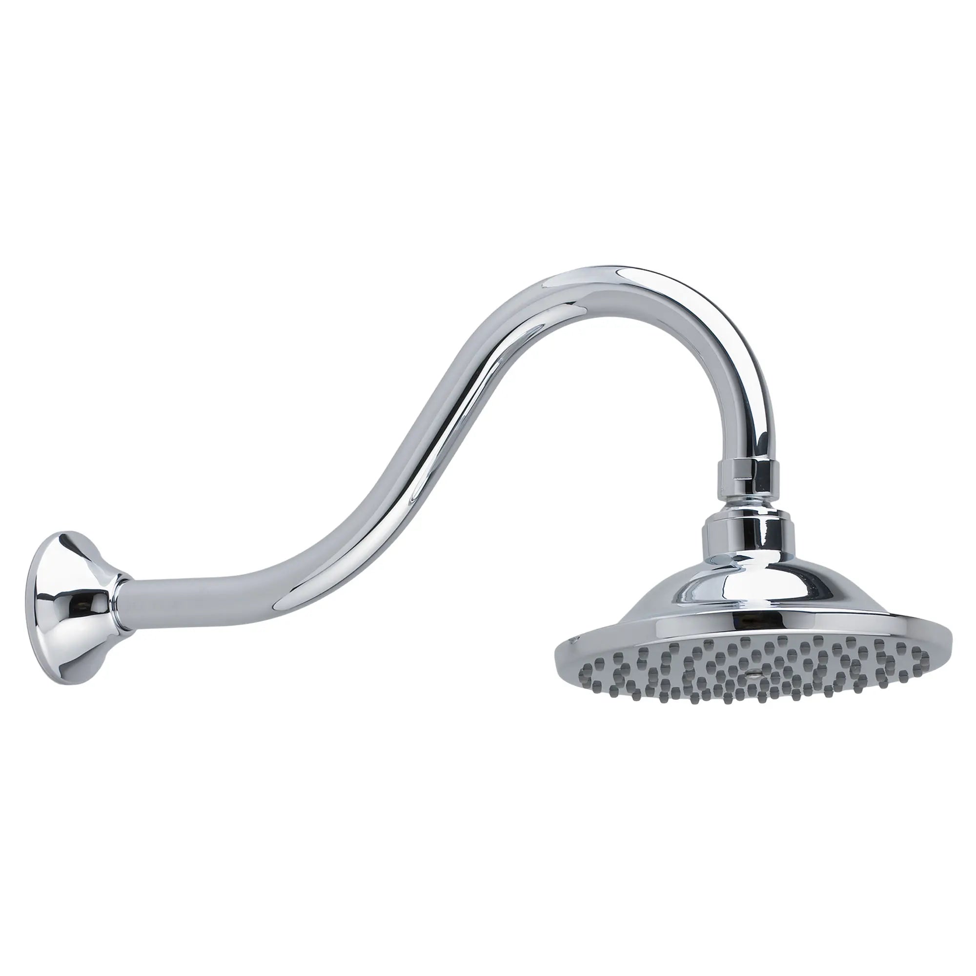 6 Inch High Pressure Rain Showerhead - 2.5 GPM/9.5 LPM Water Saving Shower Head with Adjustable Angle for Spa-Like Relaxation - Perfect for Bathroom, Master Suite & Luxury Hotels