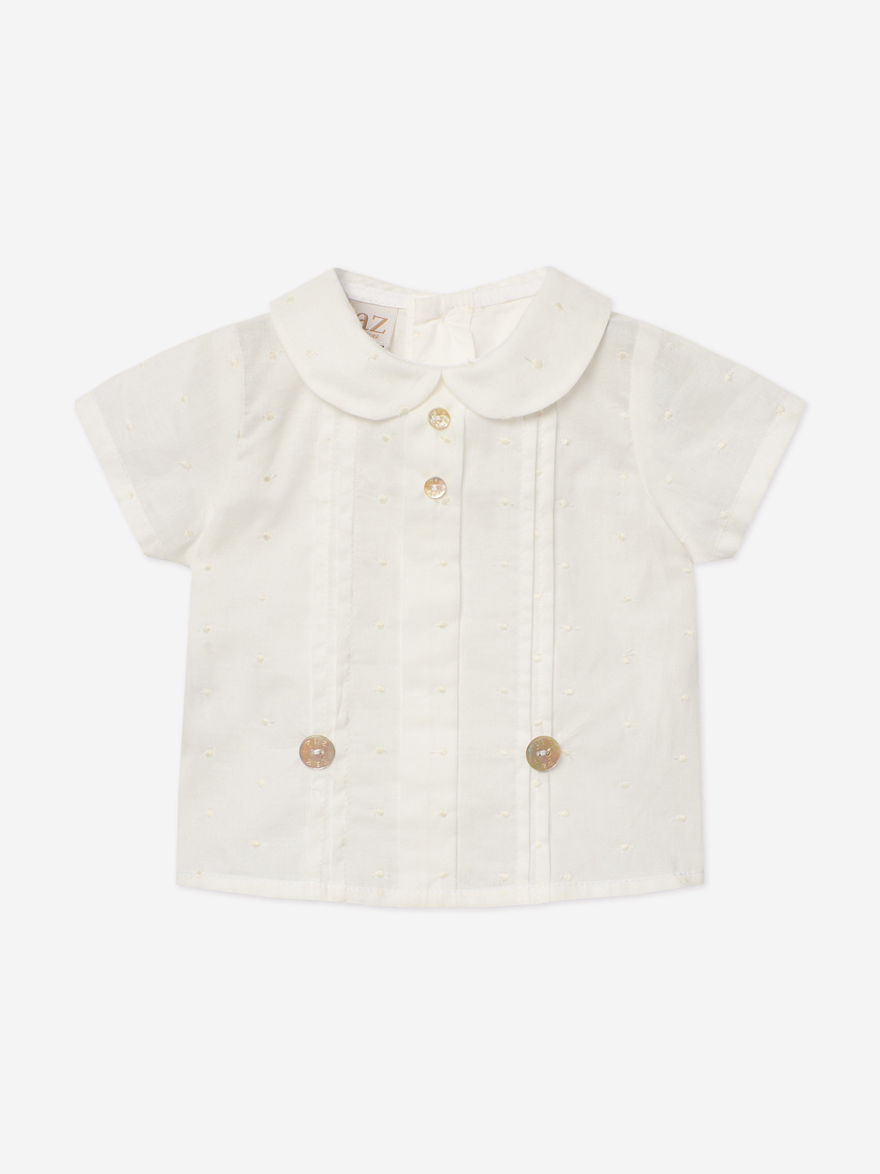 Baby Boys Short Set in Ivory - Soft Cotton Summer Outfits for Toddlers - Perfect for Playtime, Beach & Outdoor Activities