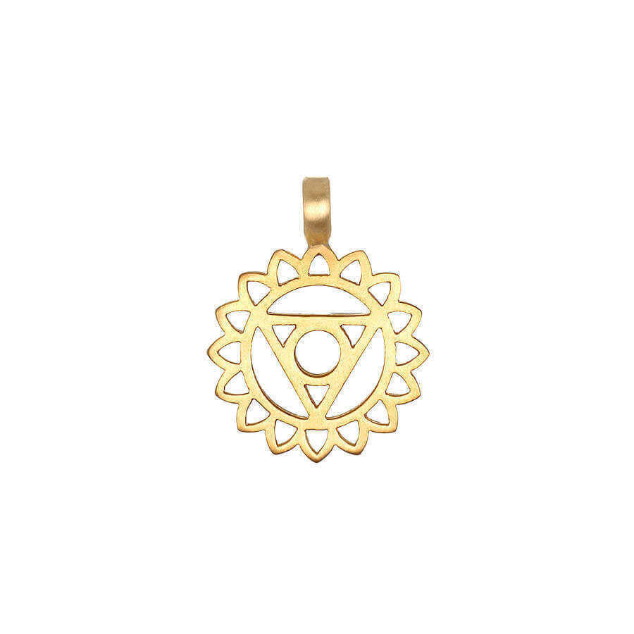 Ganesha Lotus Pendant Necklace - Spiritual Elephant Jewelry for Women | Hindu God Blessing Gift for Yoga, Meditation & Spiritual Protection | JX402