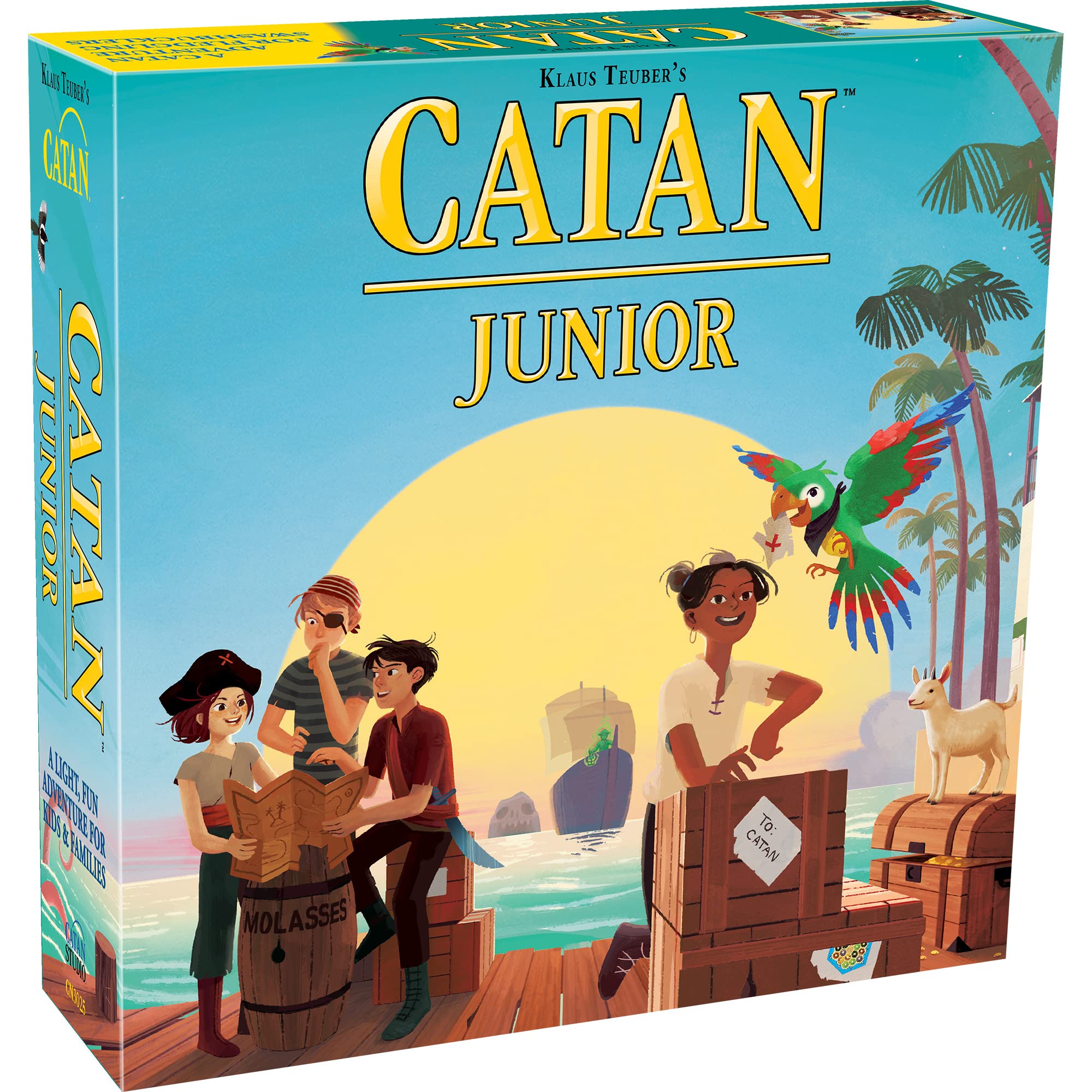 CATAN Junior Board Game - Strategy & Adventure Family Board Game for Kids Ages 6+ | 2-4 Players | 30 Min Playtime | Perfect for Family Game Night & Kids Birthday Parties | by Catan Studio