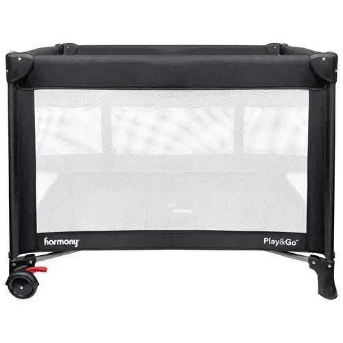 Play & Go Elite Portable Play Yard for Babies & Toddlers - Black - Indoor & Outdoor Safe Playpen for Home, Travel, and Park Adventures