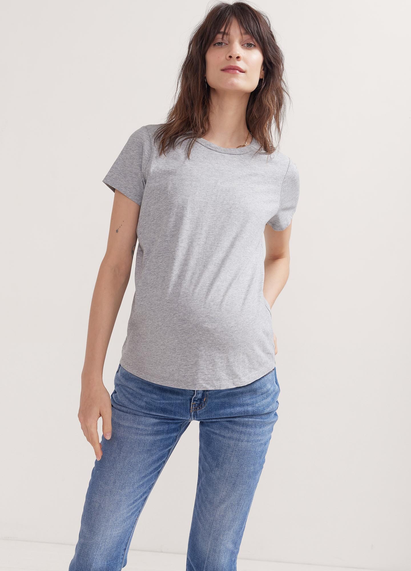 Premium Cotton Basic Crew Neck T-Shirts 2 Pack - Soft Breathable Comfort Fit for Men & Women - Casual Wear, Layering, Gym & Everyday Outfits