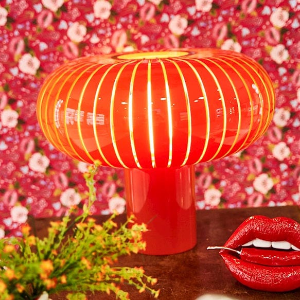Teresa Orange Table Lamp - Modern LED Desk Light for Bedroom, Living Room & Office | Warm White Light for Reading & Relaxation