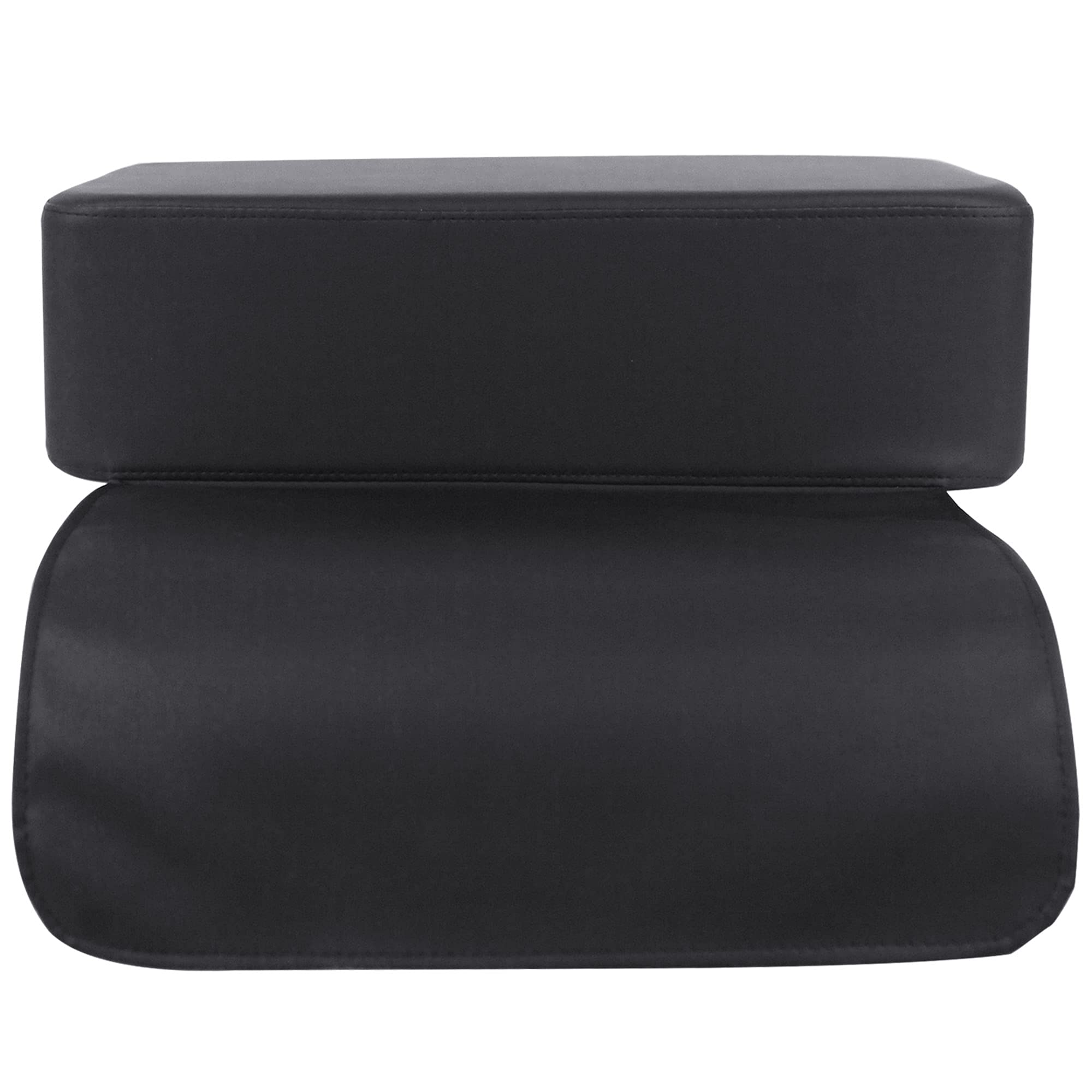 Premium PU Leather Salon Booster Seat Cushion for Kids - Child Haircut Styling Chair & Barber Shop Accessory - Perfect for Toddler Haircuts at Home or Salon