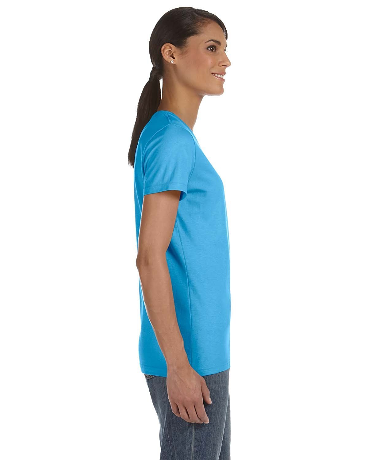 Fruit of the Loom Women's HD Cotton™ T-Shirt - True Red, XL | Soft & Comfortable Casual Tee for Everyday Wear, Workouts & Layering