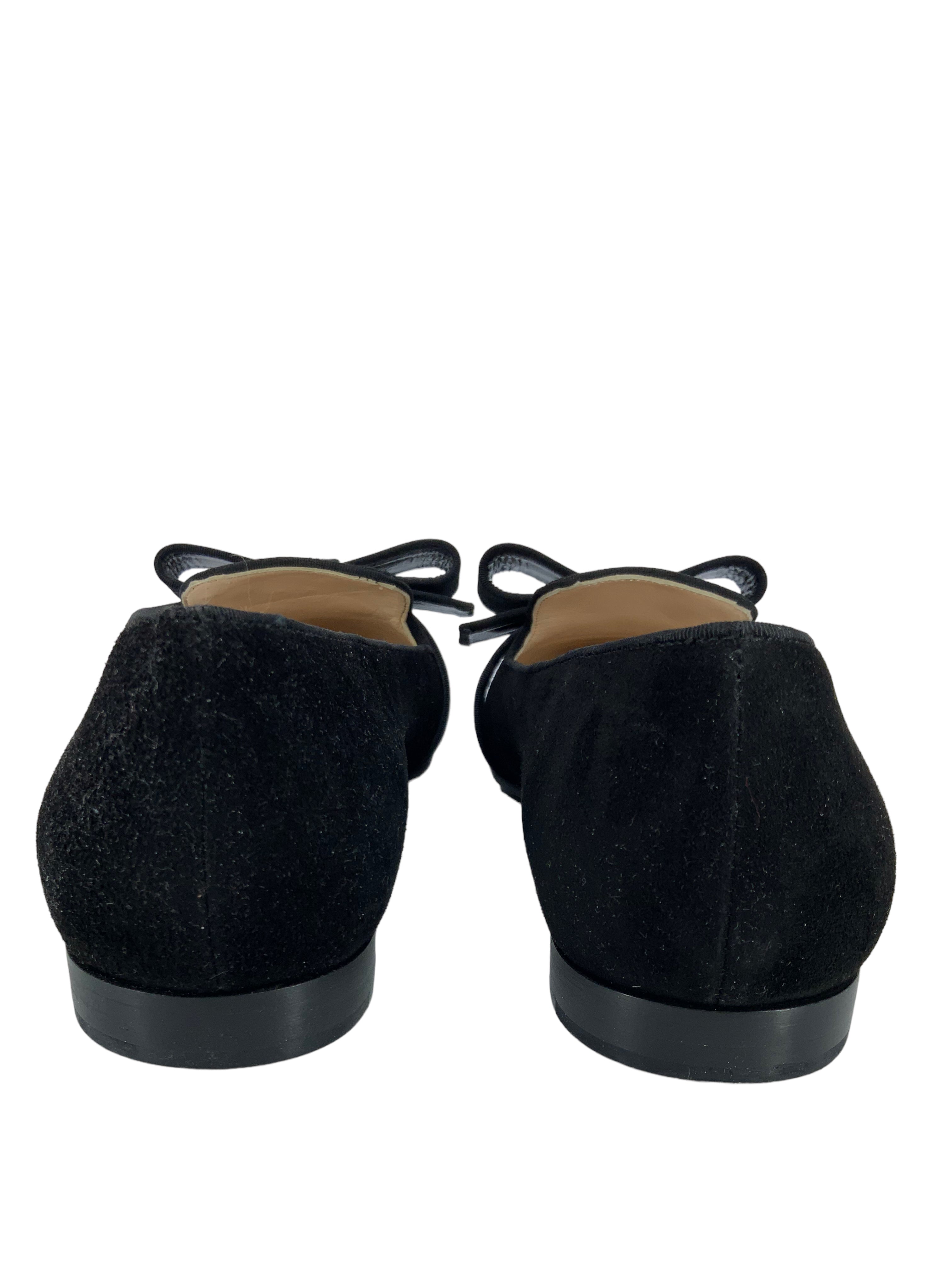 Prada Suede Point Toe Bow Pump Women's Size 7 US | Luxury Designer Heels for Work, Parties & Special Occasions