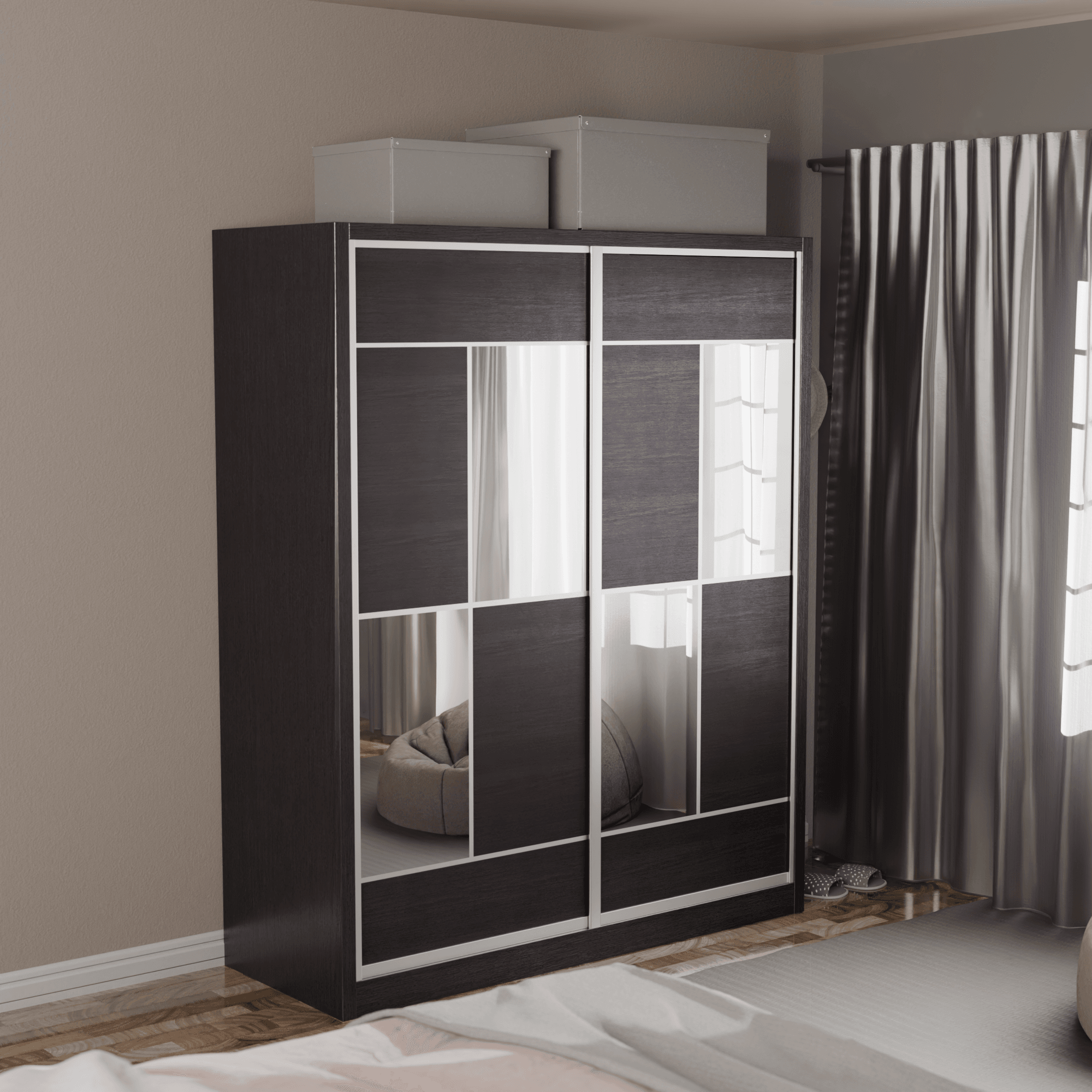 Micasa Modular Wardrobe W03 - Customizable Closet System for Bedroom & Walk-in Closet | Space-Saving Storage Solution for Modern Homes