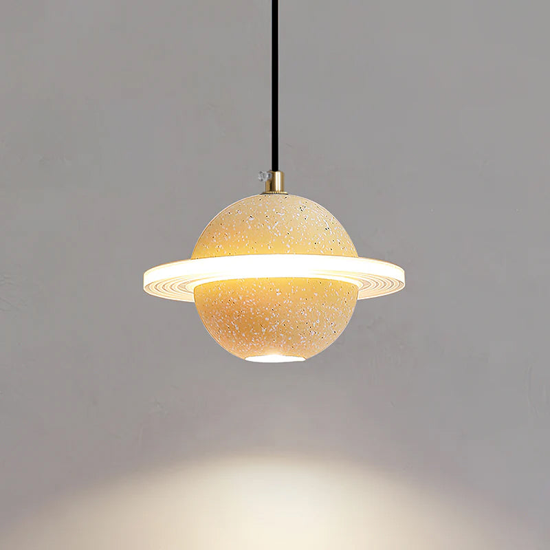 Artsy Planet Pendant Light - Modern Celestial Ceiling Fixture for Bedroom, Living Room & Nursery Decor | Solar System Inspired Lighting for Home & Office