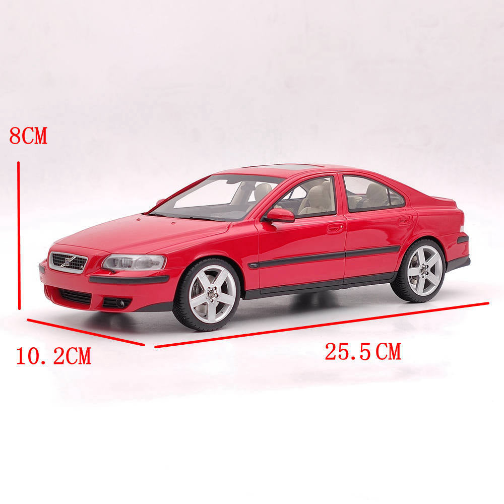 1/18 Scale Volvo S60 R 2003 Limited Edition Red Resin Model Car - Collectible Diecast Toy for Adults, Display & Gift for Car Enthusiasts - Perfect for Home Office Decoration, Car Show Display & Birthday Gifts