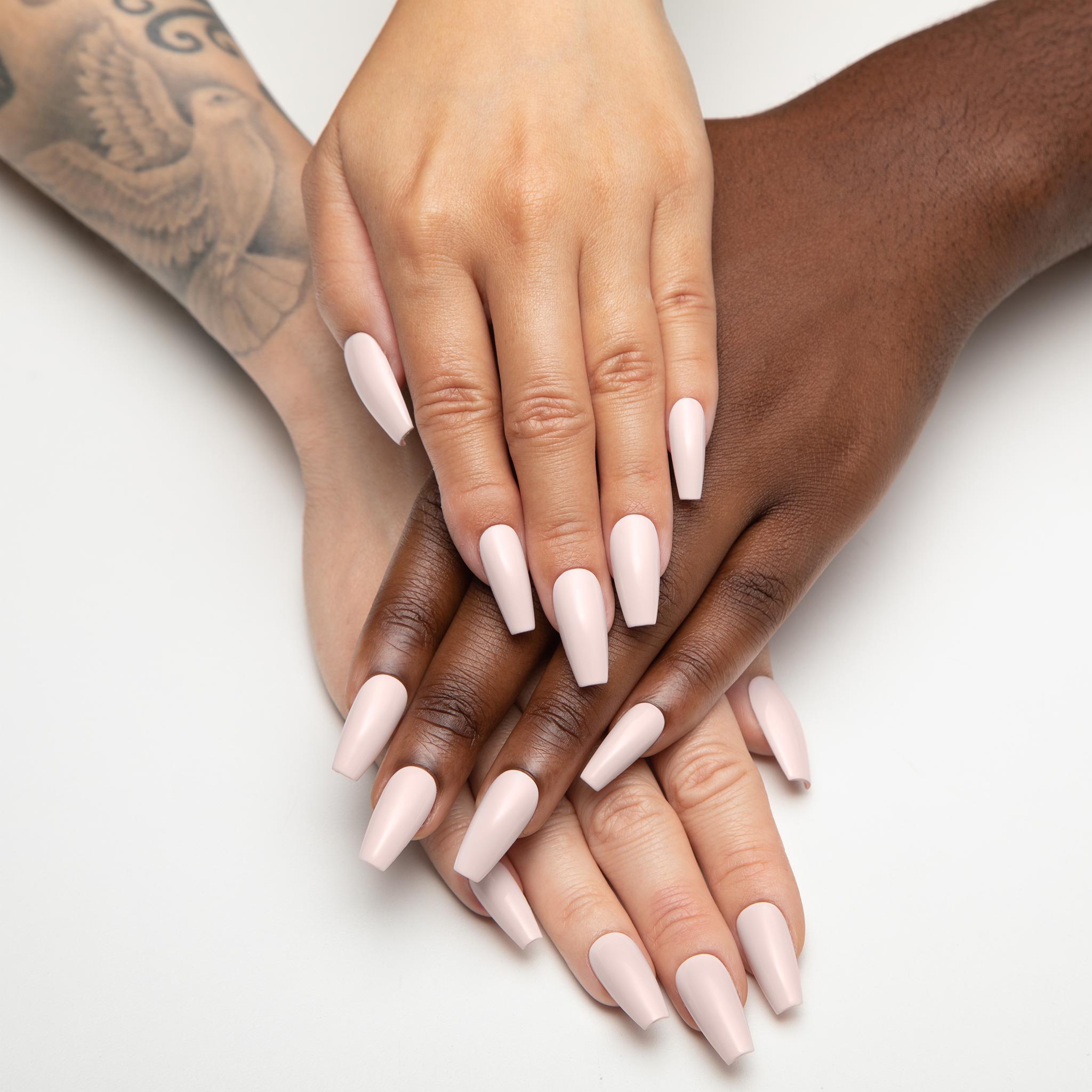 Apres Gel Polish - Pale Veil Nude Pink Gel Nail Polish - Long Lasting Soak Off UV LED Nail Lacquer for Manicures & Pedicures - Perfect for Salon, Home Use & Special Occasions