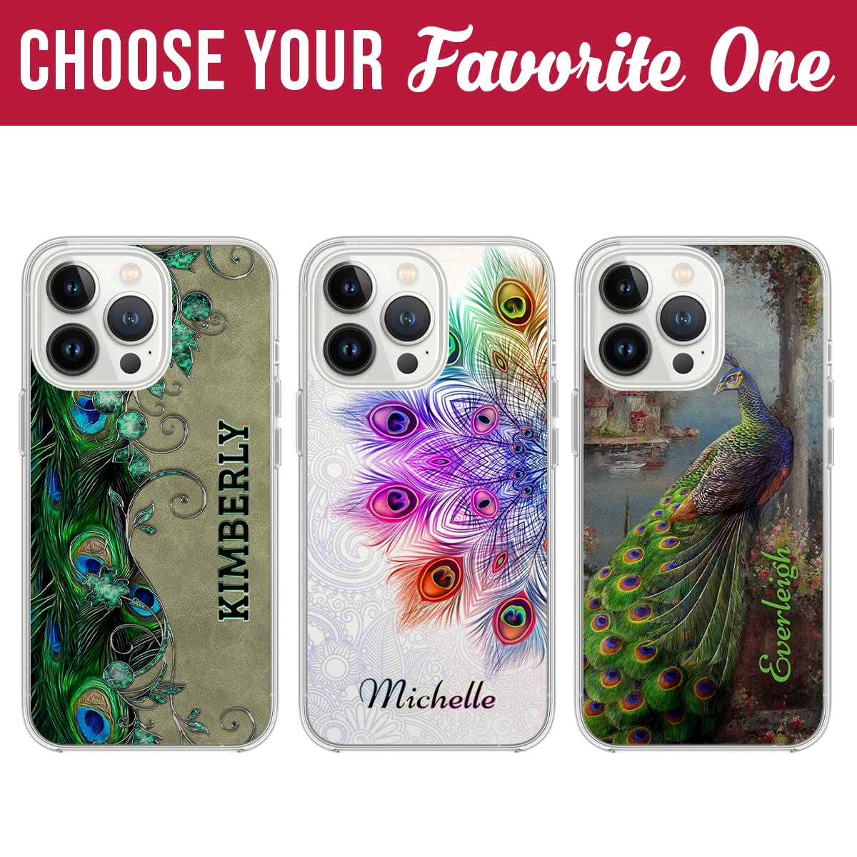 Stylish Peacock Design Phone Case for iPhone 16/15/14/13/12/11/XR/X/XS/8/7 Plus/Mini/Pro Max - Elegant Protective Cover with Unique Peacock Pattern, Perfect Gift for Women & Girls - Ideal for Everyday Use, Travel, and Special Occasions