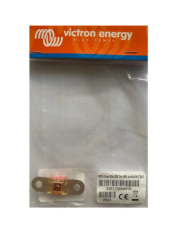50A/58V MIDI Fuse for 48V Battery Systems - Perfect for Solar Power, Electric Vehicles & Energy Storage Applications
