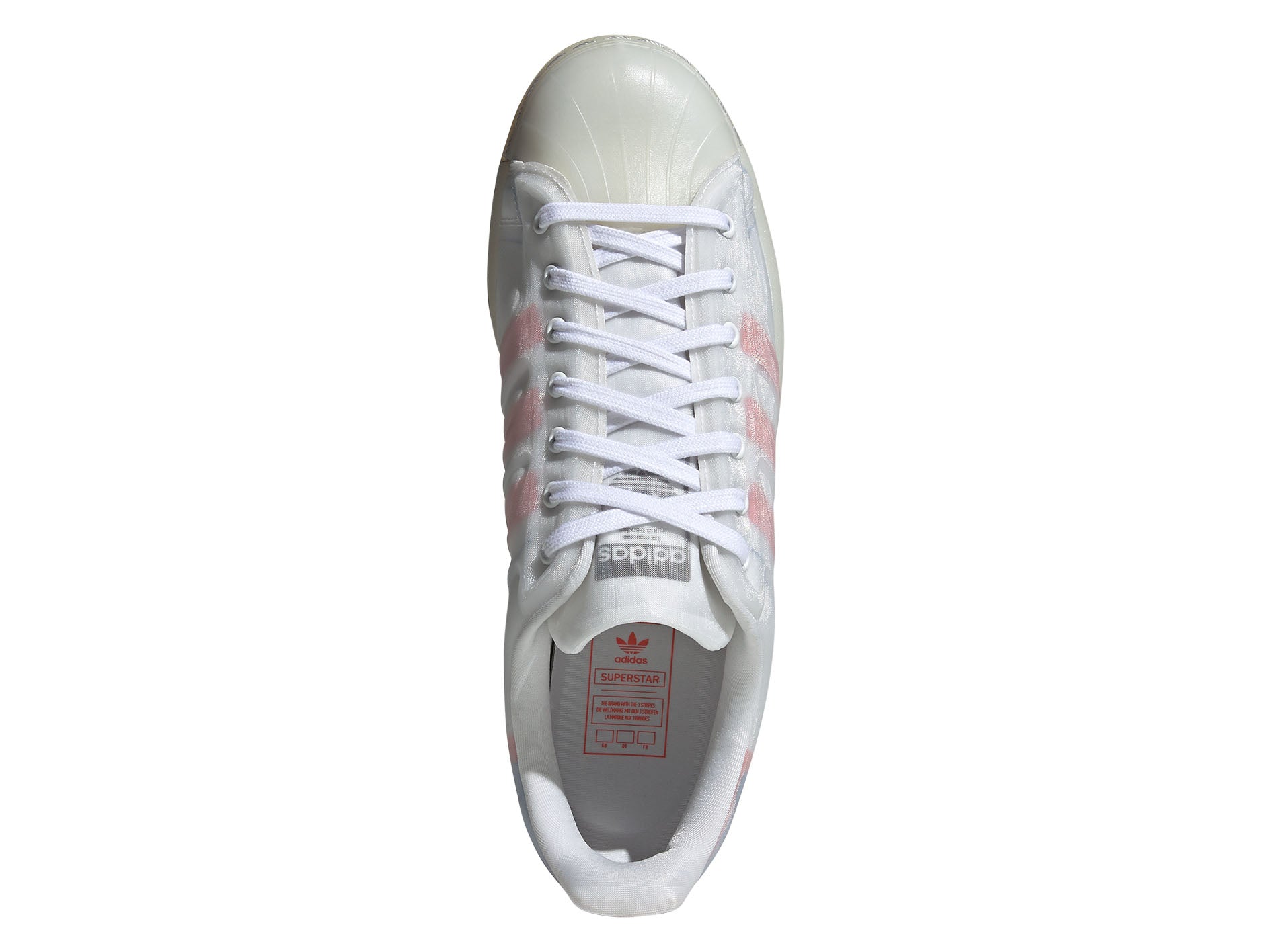 Adidas Men's Superstar Future Shell Sneakers - White/Blue/Pink FX5544 | Classic Casual Shoes for Everyday Wear & Street Style Fashion