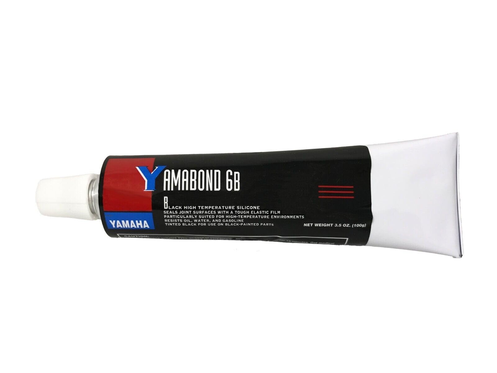 Yamaha OEM Yamalube ACC-YAMAB-ND-6B High Temperature Silicone Sealant - 3.5oz Tube for Motorcycle, ATV & Marine Engine Gaskets - Perfect for High Heat Applications & Leak Prevention