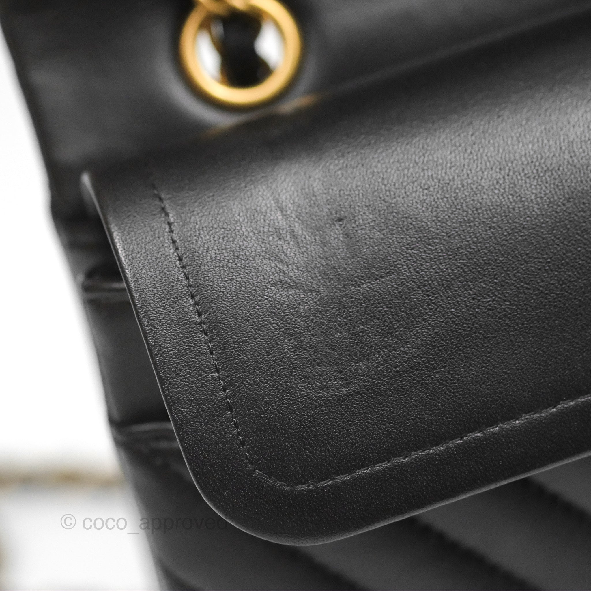 Chanel Classic M/L Medium Flap Chevron Black Lambskin Gold Hardware Bag - Luxury Designer Handbag for Women, Perfect for Evening Events & Special Occasions