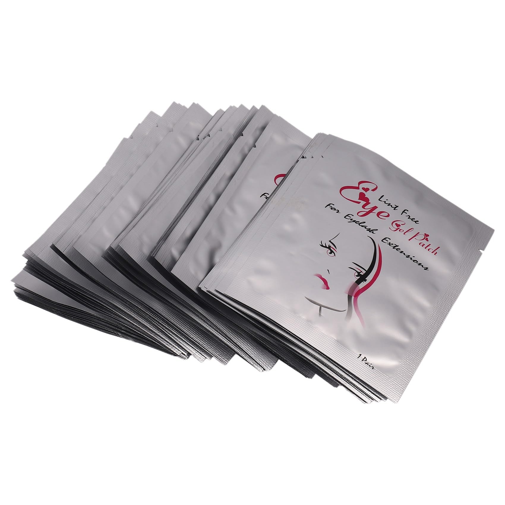 300 Pairs Eyelash Extension Under Eye Gel Pads - Non-Woven Makeup Patches for Professional Lash Extensions & Sensitive Eye Protection - Perfect for Salons, DIY Beauty & At-Home Lash Applications