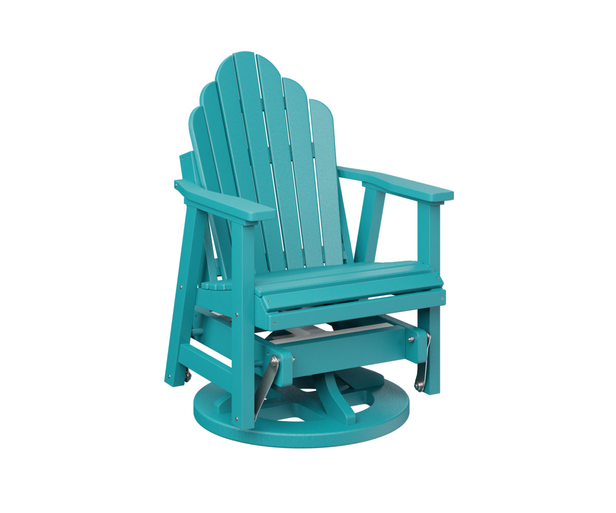 Berlin Gardens Cozi Back Swivel Glider - Outdoor Patio Rocking Chair with Cushion, Weather-Resistant for Garden, Deck, Porch & Poolside Relaxation