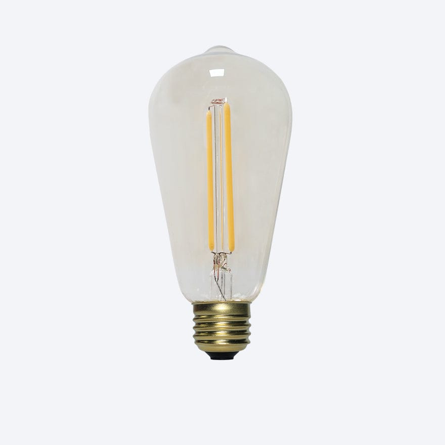 ST64 E27 2W 2700K LED Filament Bulb - Vintage Edison Light Bulb for Home Decor, Cafe, Restaurant & Retail Lighting