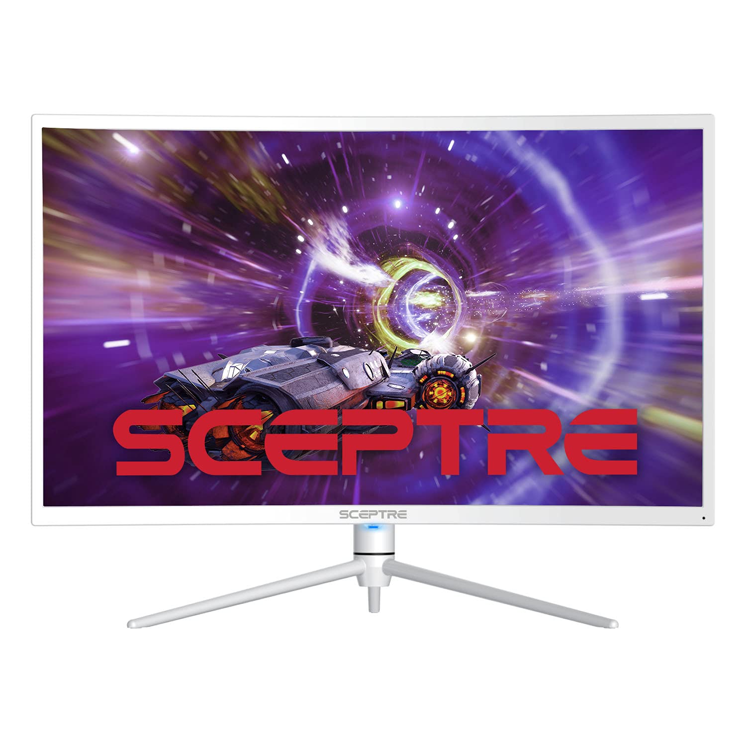 Sceptre 32-inch Curved QHD Gaming Monitor - 2560x1440, 165Hz/144Hz, 1ms, HDR1000, 99% sRGB, Height Adjustable, DP/HDMI/USB-C, Built-in Speakers - Perfect for Esports, Streaming & Home Office (C325B-QWN168W)