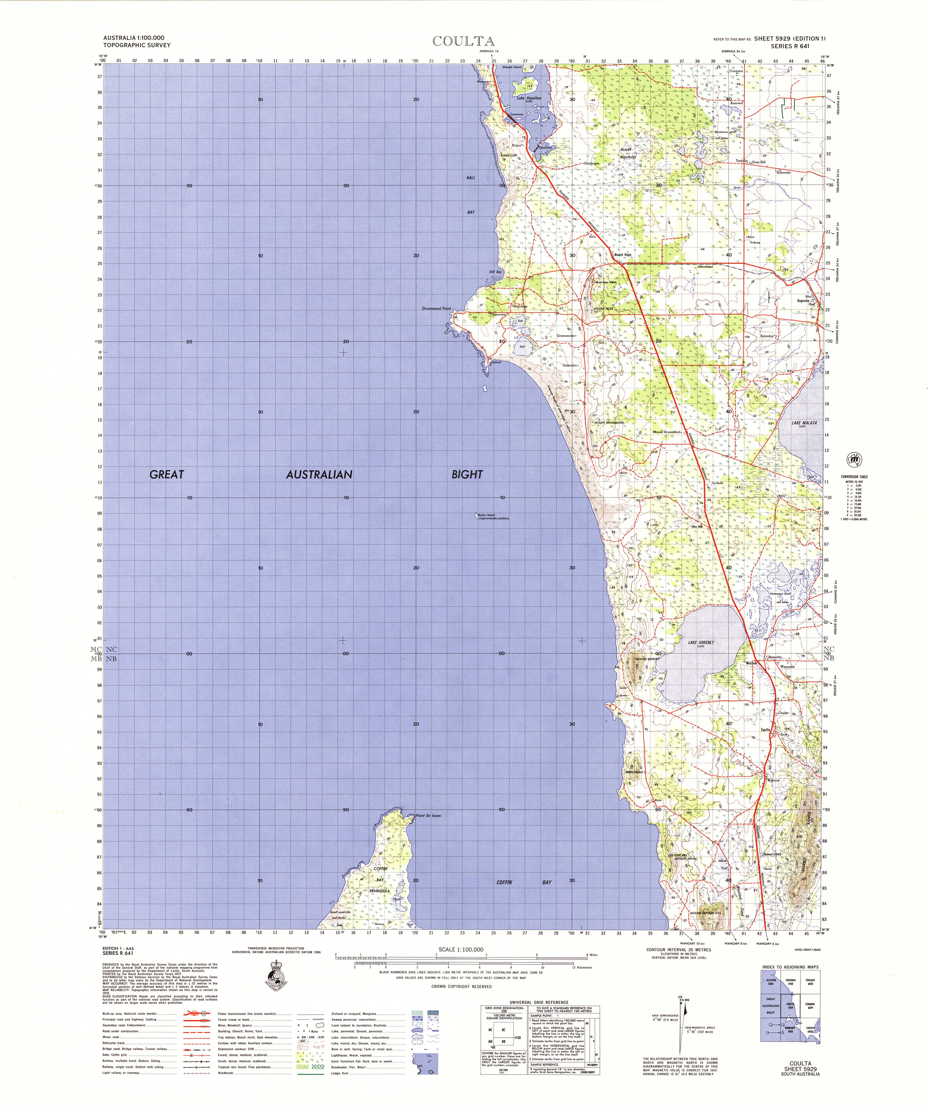 1:100k Topographic Map of Coulta - Detailed Hiking, Camping & Outdoor Adventure Guide for Explorers