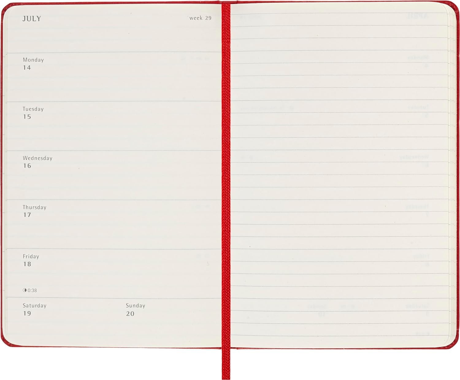Moleskine Classic 2025 Weekly Planner - 12 Month Pocket Size (3.5