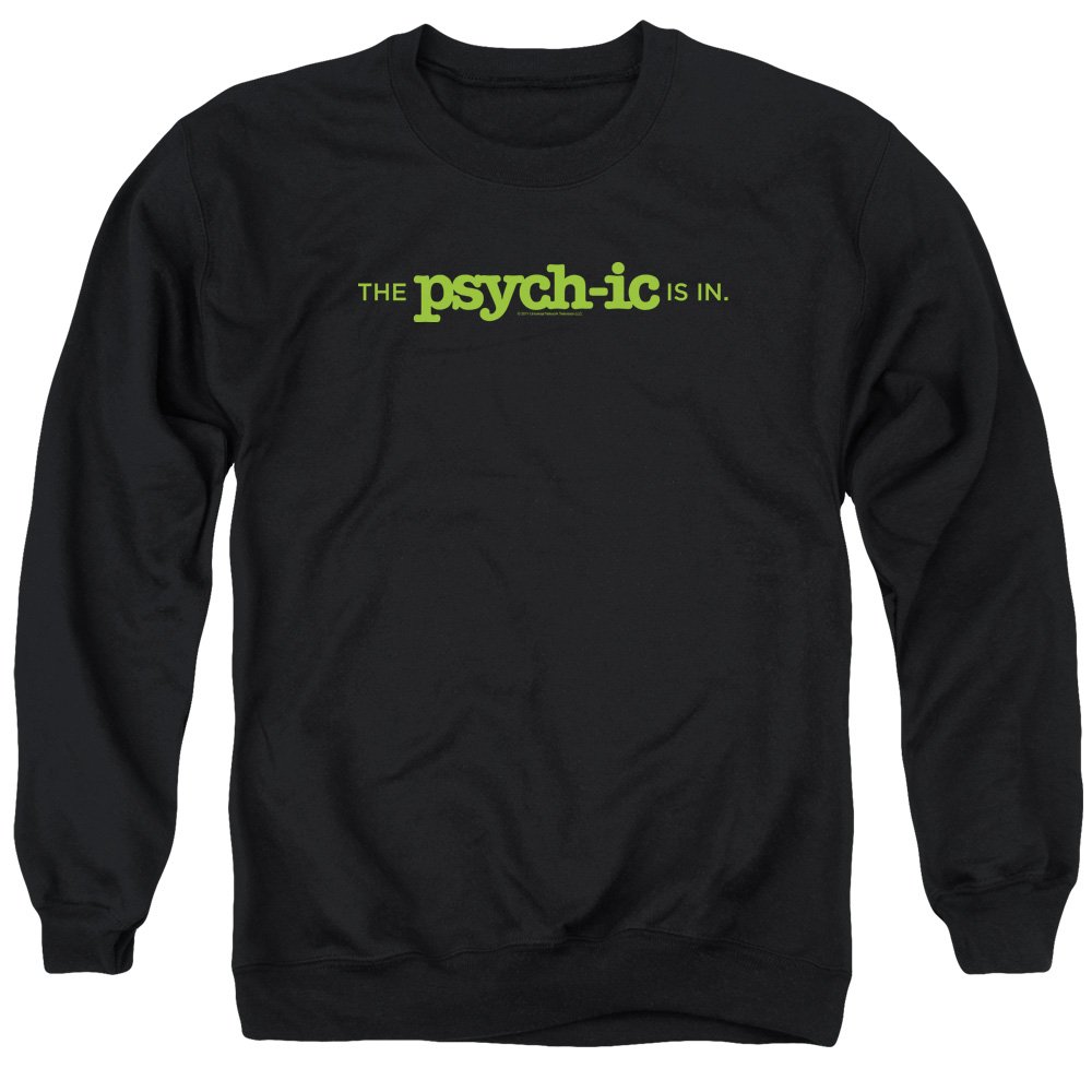 Psych The Psychic is in Unisex Crewneck Sweatshirt for Men & Women | Soft Cotton Pullover Hoodie | Casual Streetwear & TV Show Fan Apparel