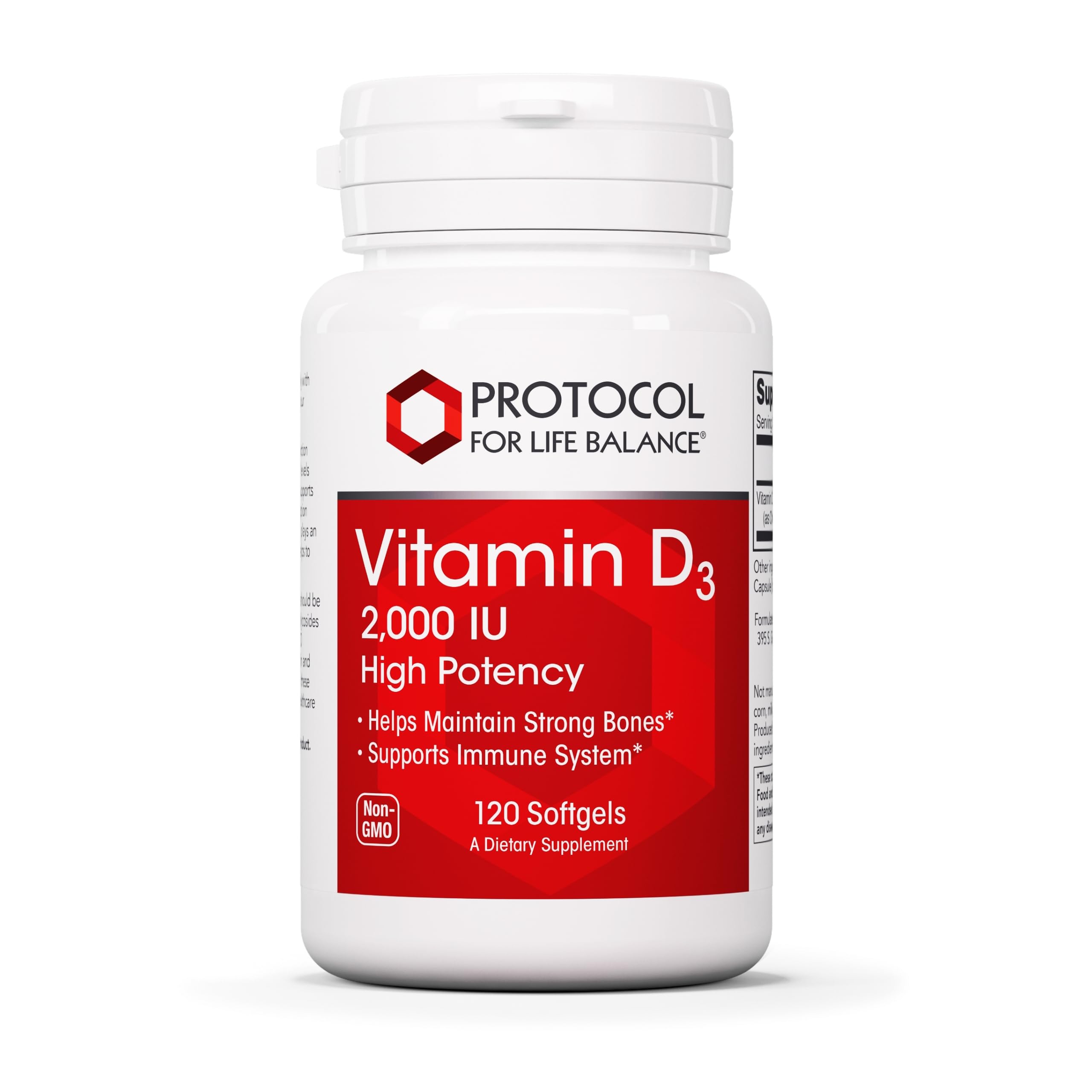 Vitamin D3 2000 IU Softgels - Immune System & Bone Health Supplement - 120 Count for Adults & Kids - Supports Teeth Strength & Daily Wellness - Ideal for Home, Office & Travel Use