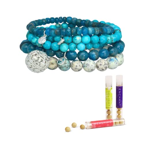 Shades of Blue - Sterling Silver