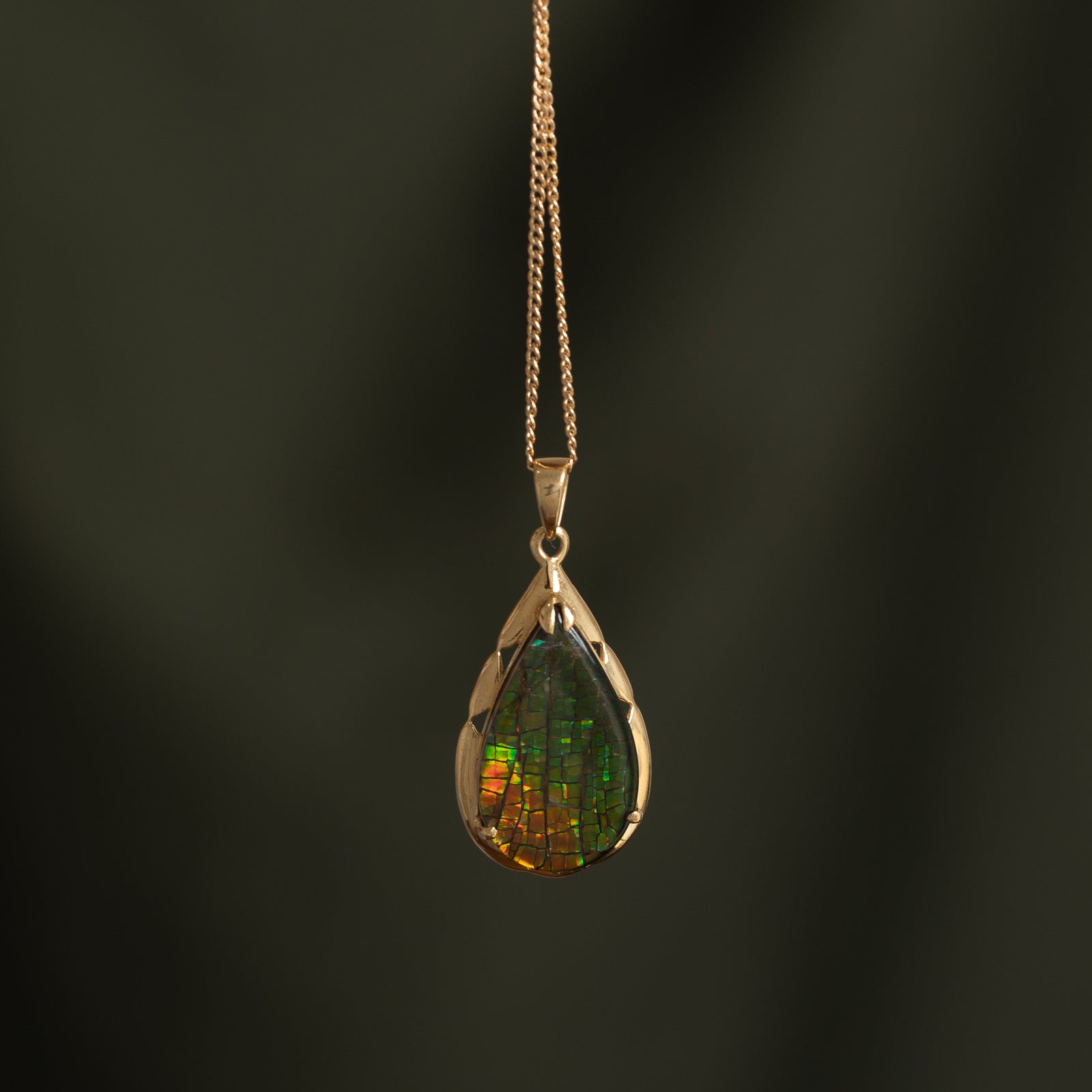 5.00ct Natural Amazonite Pear Cabochon Pendant Necklace - Healing Crystal Jewelry for Women, Gift for Her | Perfect for Meditation, Yoga & Spiritual Healing