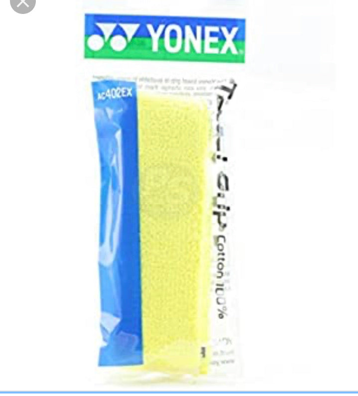 Yonex Towel Grip - Premium Badminton & Tennis Racket Handle Grip - Sweat Absorbent, Non-Slip Comfort for Enhanced Performance - Perfect for Sports, Training & Professional Matches