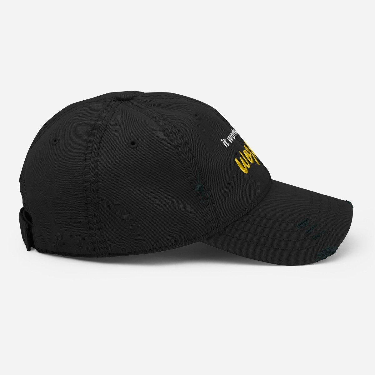 It Works If You Work It Embroidered Dad Hat - Motivational 12 Steps Recovery Cap for Men & Women - Perfect for AA Meetings, Gym Workouts and Outdoor Activities