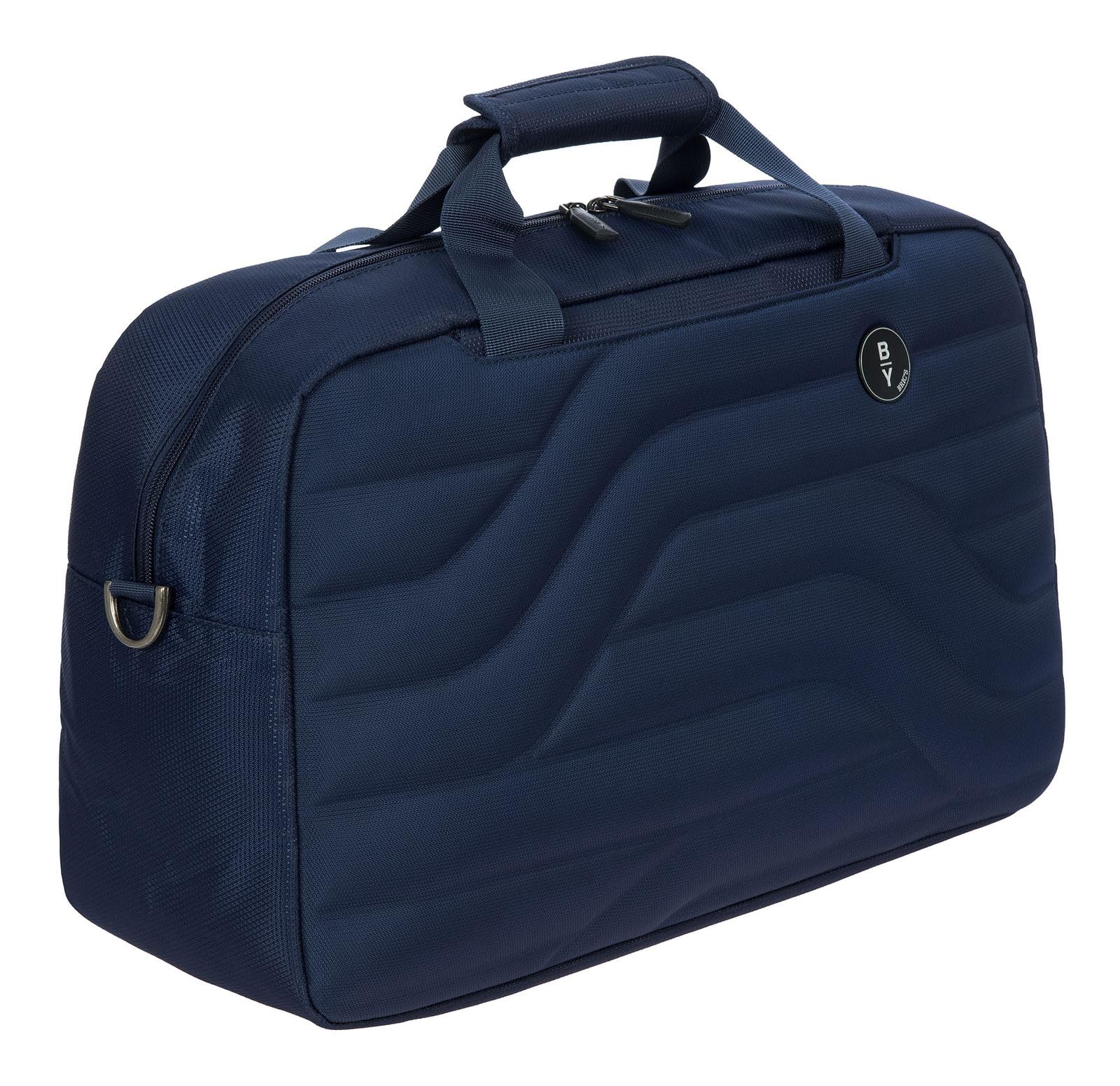 Bric's B|Y Ulisse Duffel Bag - Premium Luxury Weekender Travel Bag for Women & Men - Carry On & Overnight Bag - Perfect Personal Item for Airplane Travel - Ocean Blue - Ideal for Business Trips, Gym & Weekend Getaways