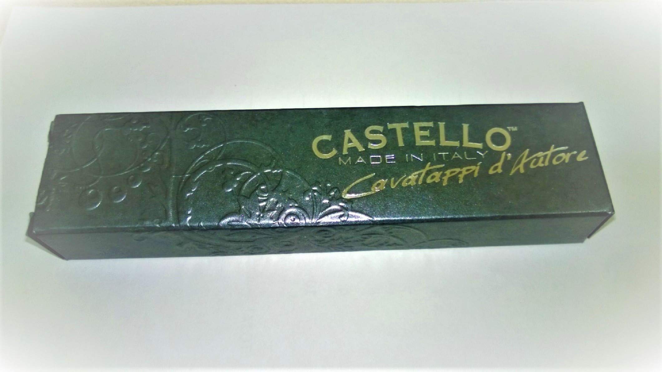 Castello™ Waiter's Corkscrew with Olive Wood Handle - Premium Wine Bottle Opener in Elegant Silver Gift Box - Perfect for Wine Lovers, Restaurants, and Gifts