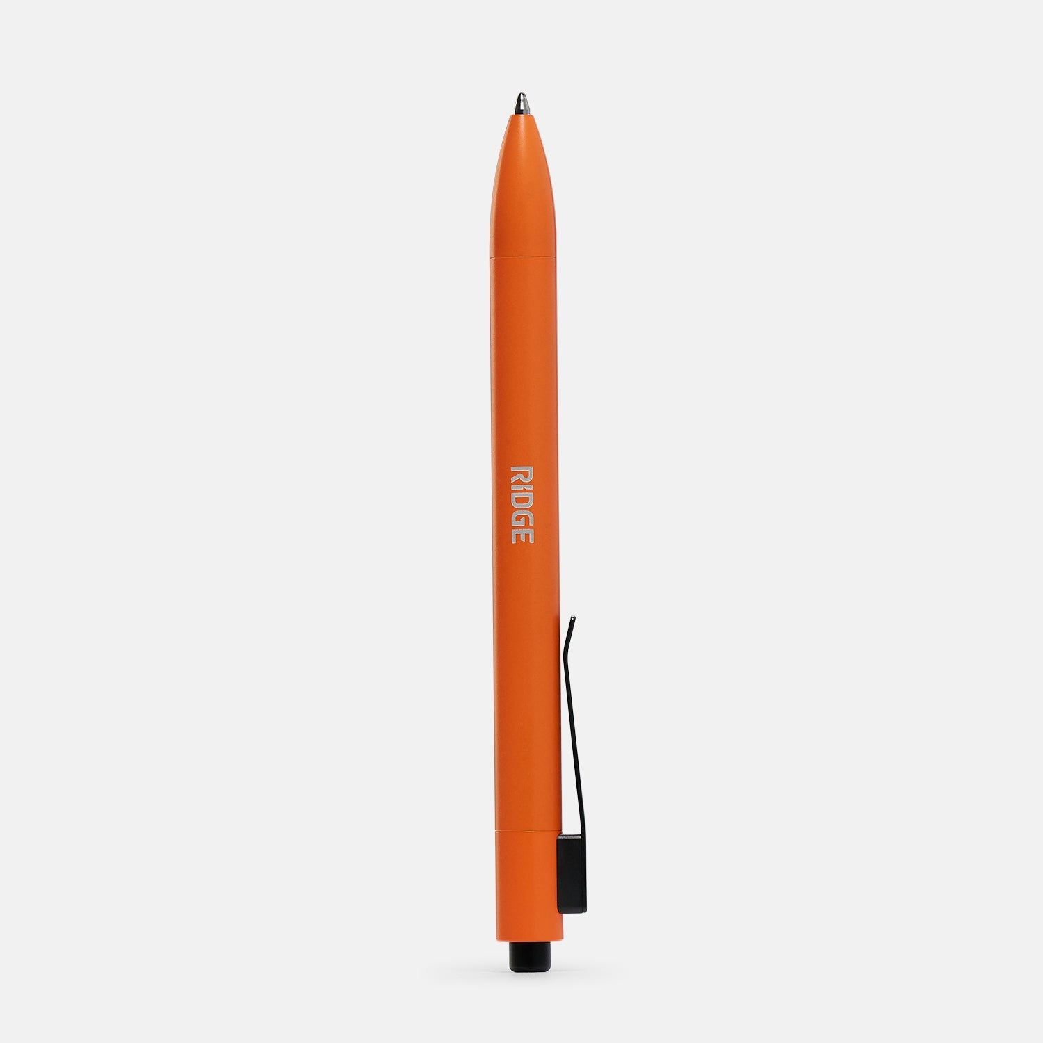 Basecamp Orange Daily Writer Kit - Premium Click Pen for Office, School & Note Taking - Smooth Writing Gel Ink Refillable Ballpoint Pen