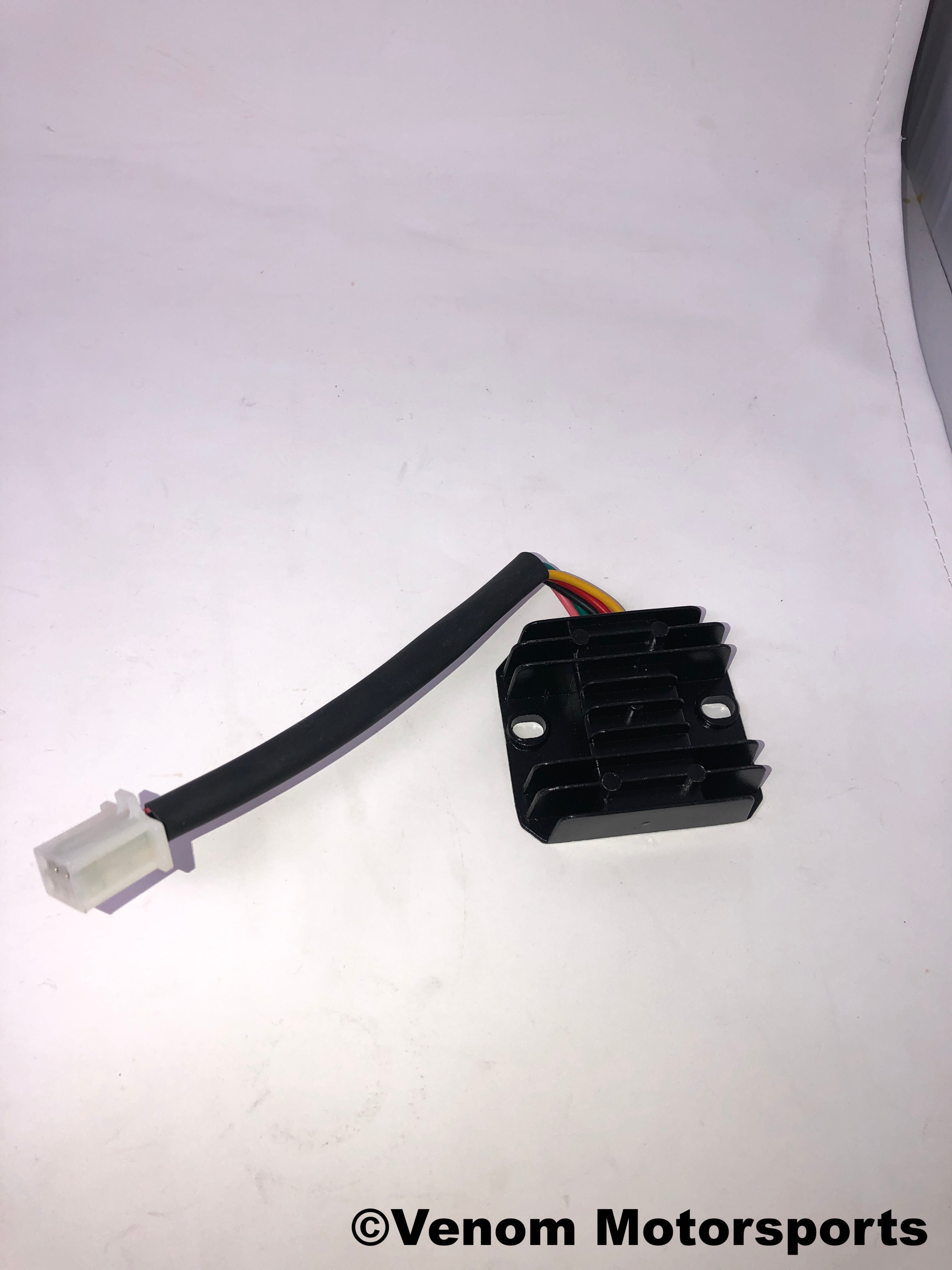 Venom 50cc Fatboy Voltage Regulator Replacement - Compatible with ATVs, Dirt Bikes & Scooters - Ensures Stable Power Supply for Off-Road Adventures