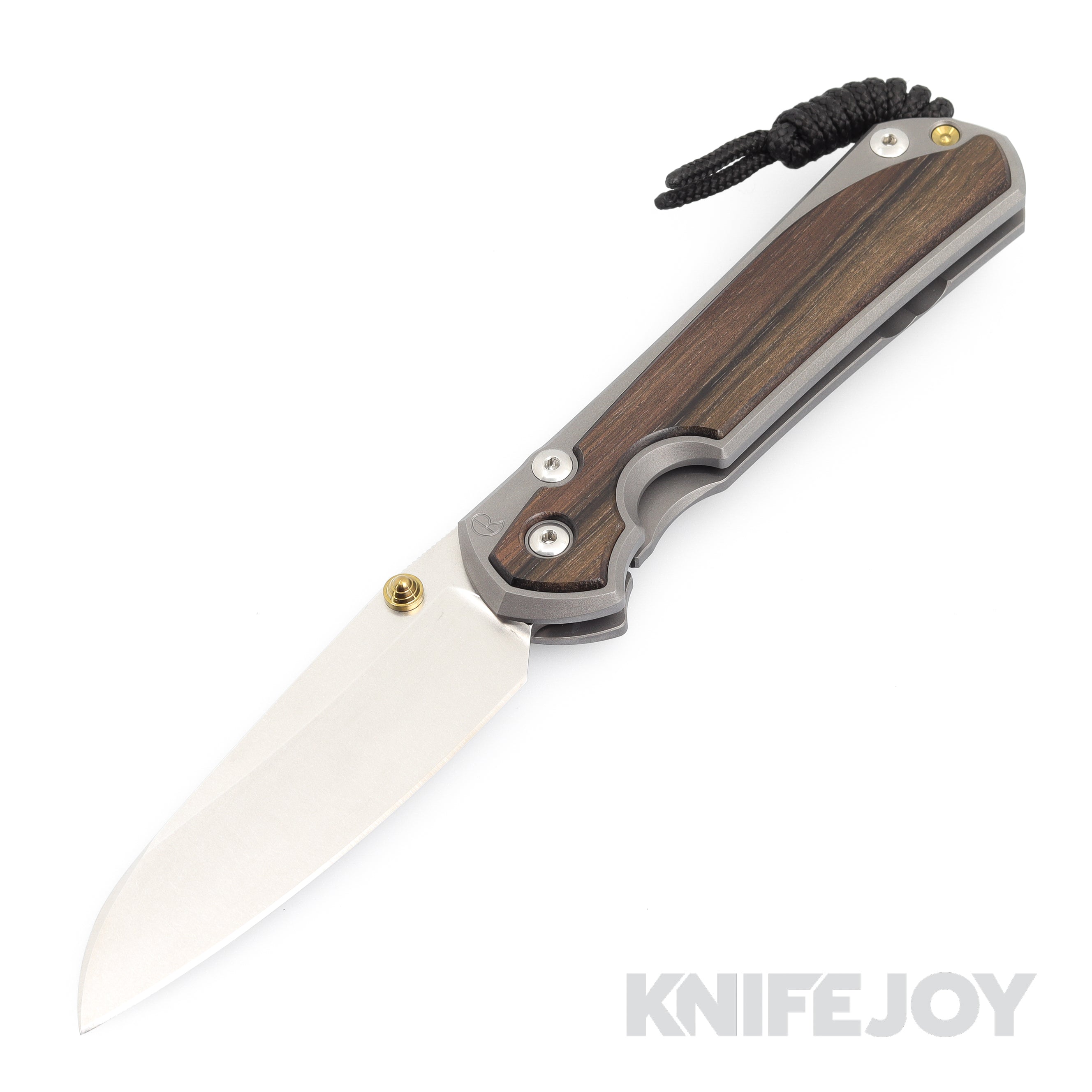 Chris Reeve Knives Large Sebenza 31 Insingo - Magnacut Steel Blade with Macassar Ebony Wood Inlaid Handles | Premium EDC Folding Knife for Outdoor, Camping & Survival