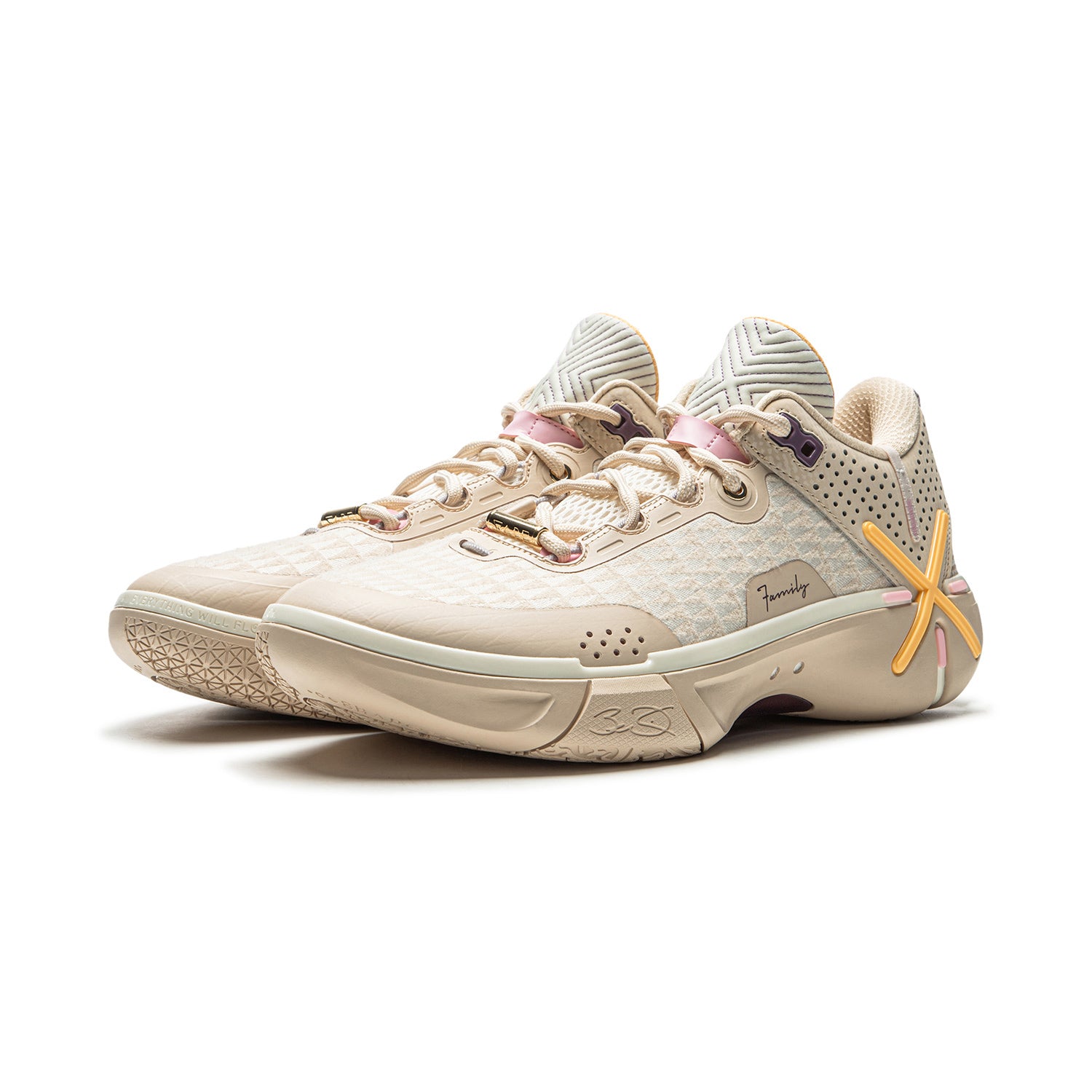 Wade Shadow 6 Champagne Basketball Shoes - Lightweight High-Performance Sneakers for Men - Perfect for Indoor Courts, Outdoor Games & Casual Wear