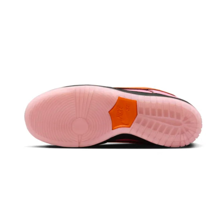 Nike SB Dunk Low TD The Powerpuff Girls Blossom Lotus Pink Sneakers - Girls' Casual Skate Shoes for Streetwear & Fashion (Perfect for School, Skateboarding, and Daily Wear)