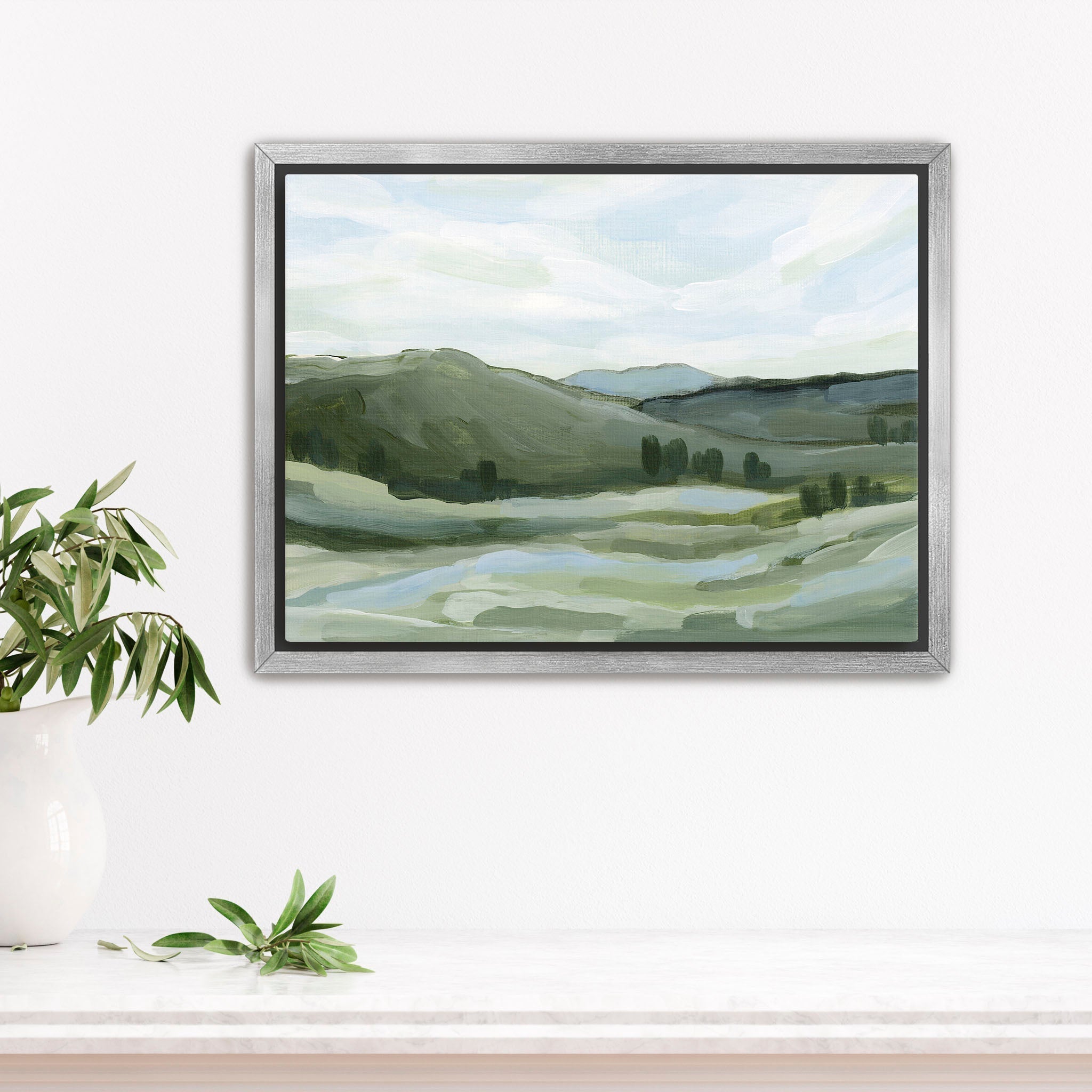 Through the Trees Nature Art Print - Wall Decor for Living Room, Bedroom & Office - Perfect for Home & Gifts