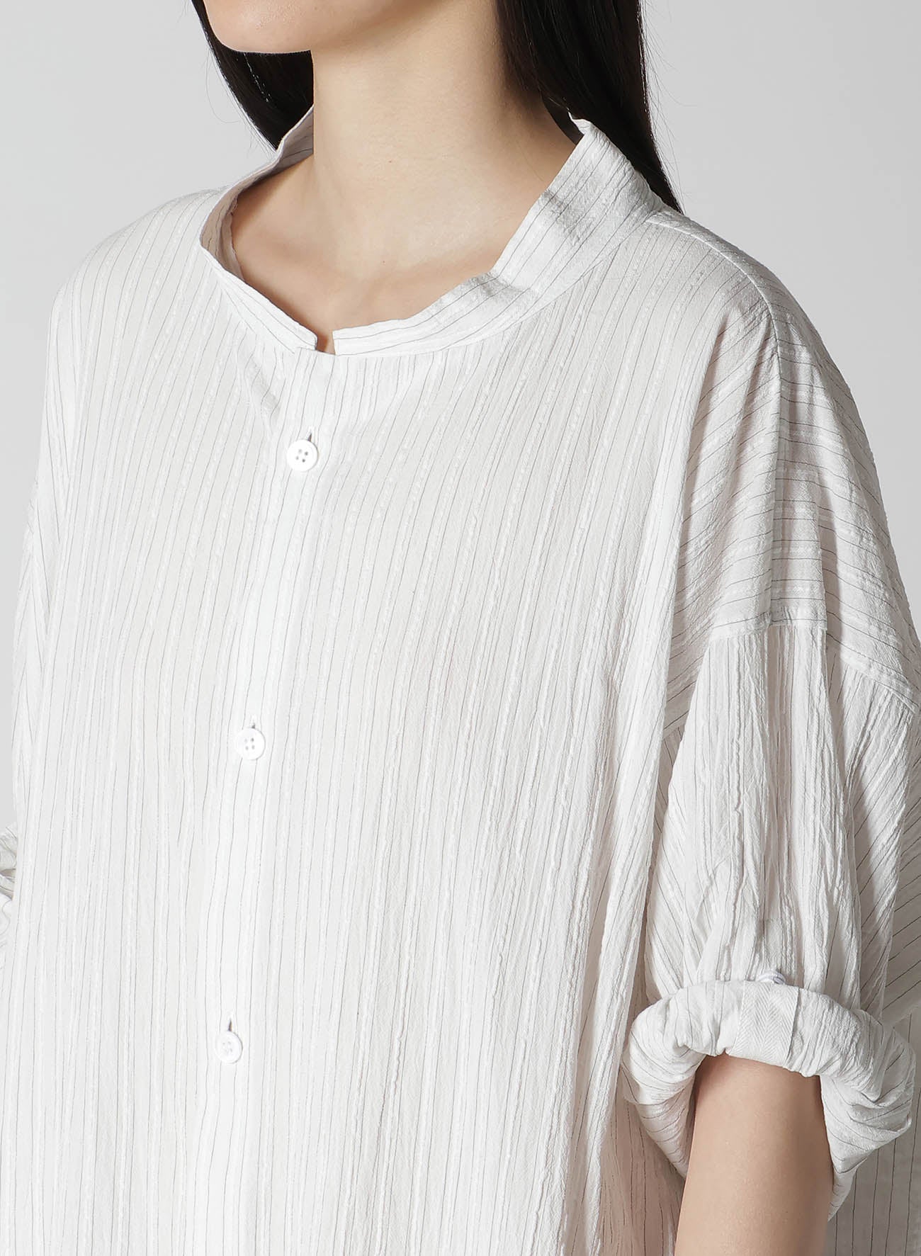 Stylish Cotton Voile Rolled Up Half Sleeve Stripe Dress for Women - Perfect for Summer Outings, Beach Vacations & Casual Wear
