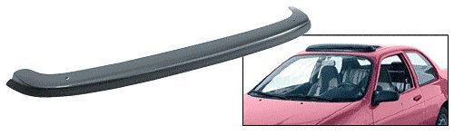 CRL XD30SA 30-Inch Permanent Wind Deflector for Trucks & SUVs - Heavy-Duty Automotive Windshield Protection - Reduces Wind Noise & Debris for Highway Driving