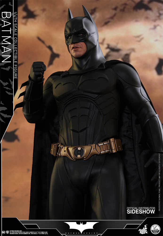 Hot Toys DC Comics Batman Begins The Batman 1/4 Scale Collectible Figure - Perfect for Display, Gifts & DC Superhero Fans