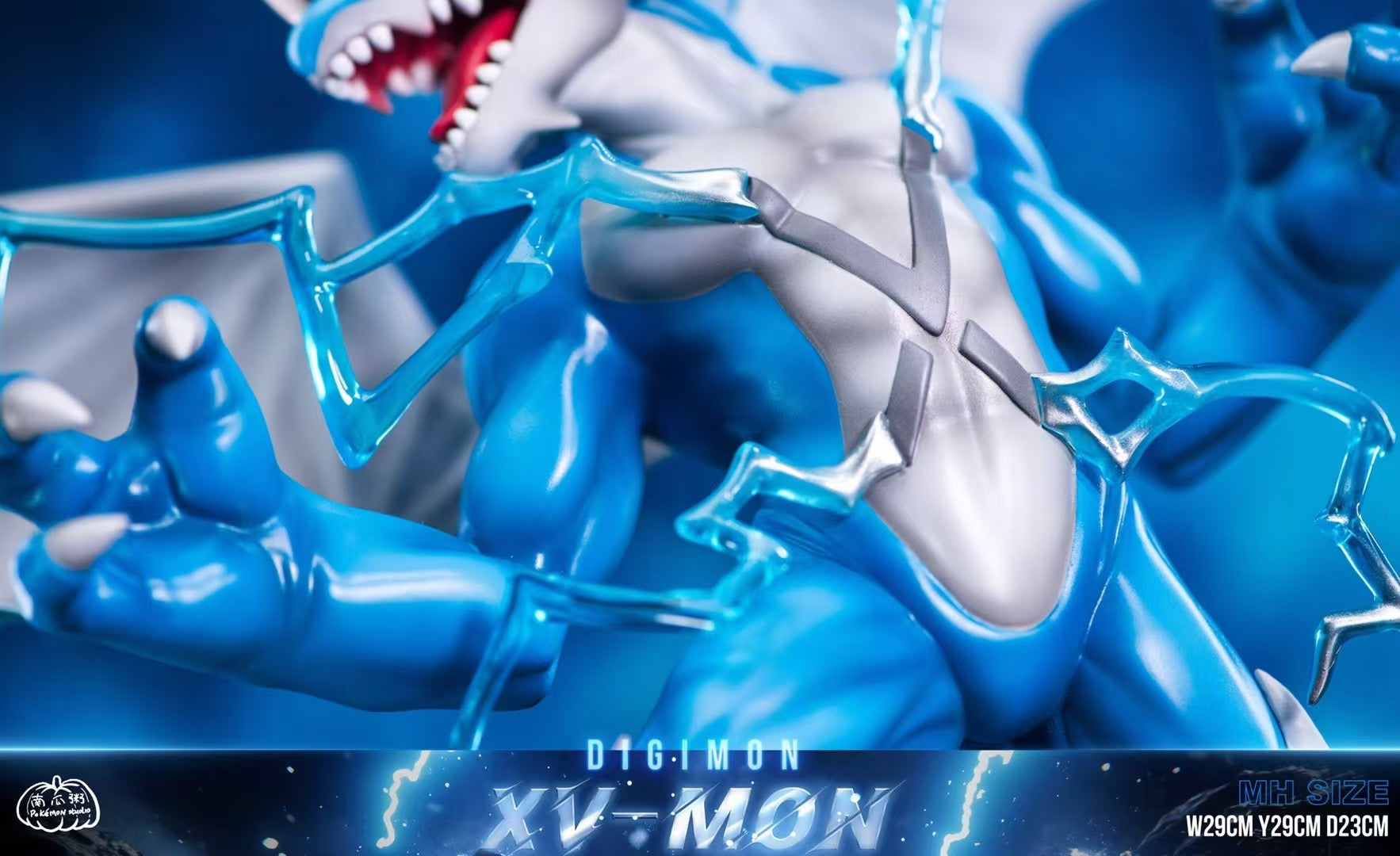 ExVeemon Digimon Action Figure - V-Dramon Collectible Model for Anime Fans | Perfect for Display, Gifts, and Digimon Battles