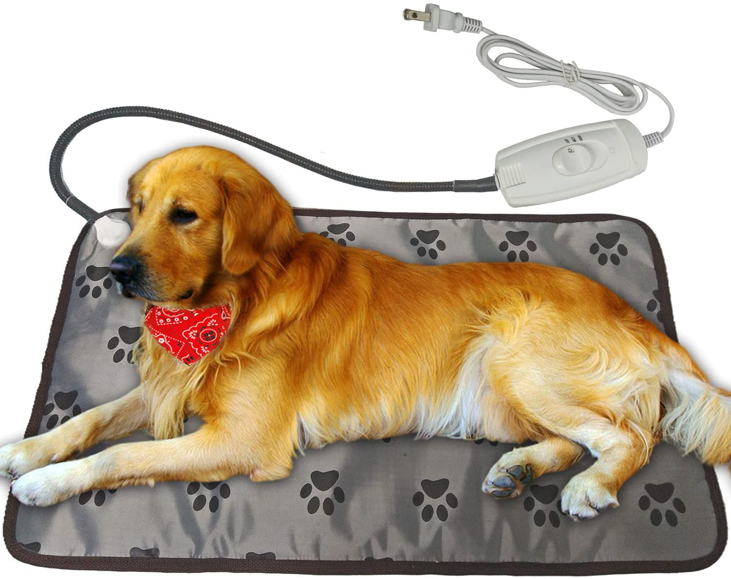 Waterproof Electric Heating Pad for Large Dogs & Cats - Safe Indoor Pet Heating Mat for Dog Beds, Crates & Houses | Easy to Clean | Perfect for Winter Warmth & Arthritis Relief