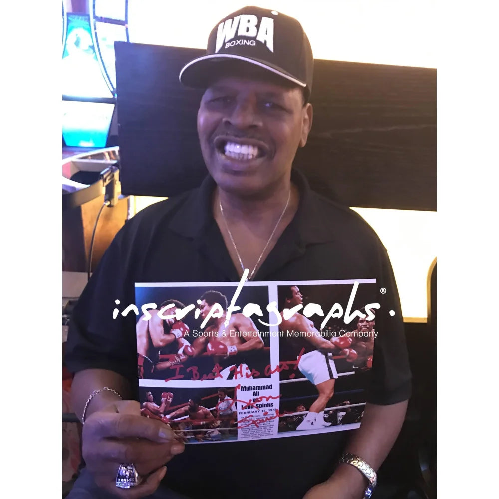 Leon Spinks Signed 8x10 Photo - 