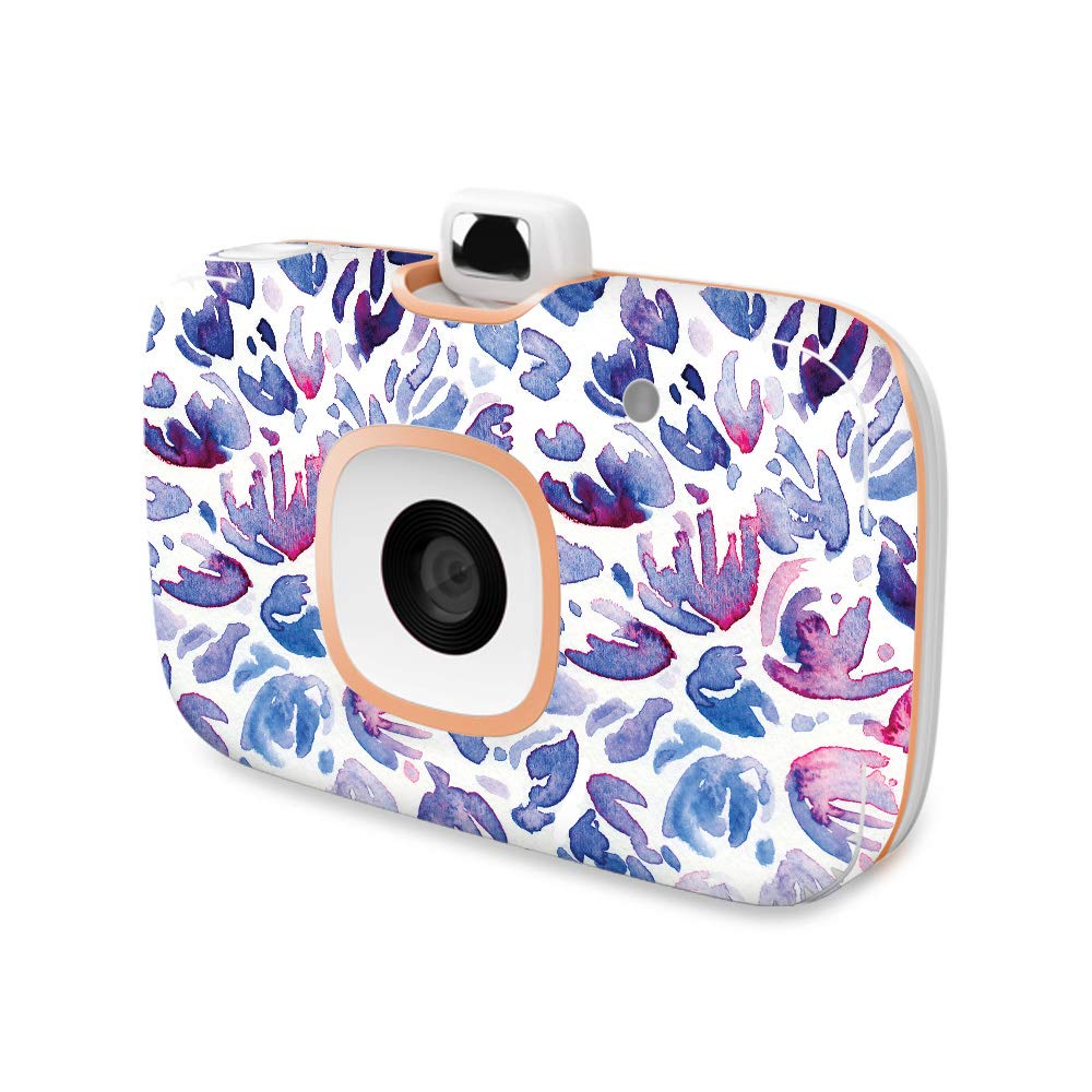 MightySkins Vinyl Decal Wrap Cover for HP Sprocket 2-in-1 Photo Printer - Blue Petals Design | Protective & Durable Skin | Easy to Apply & Remove | Made in USA | Perfect for Home, Office & Travel Use