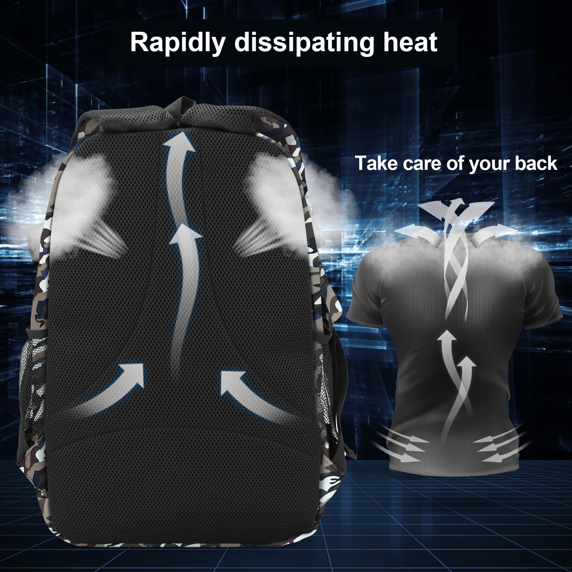 Rickyh Style Lightweight Durable Waterproof Backpack for Elementary Students - Perfect for School, Travel & Outdoor Adventures