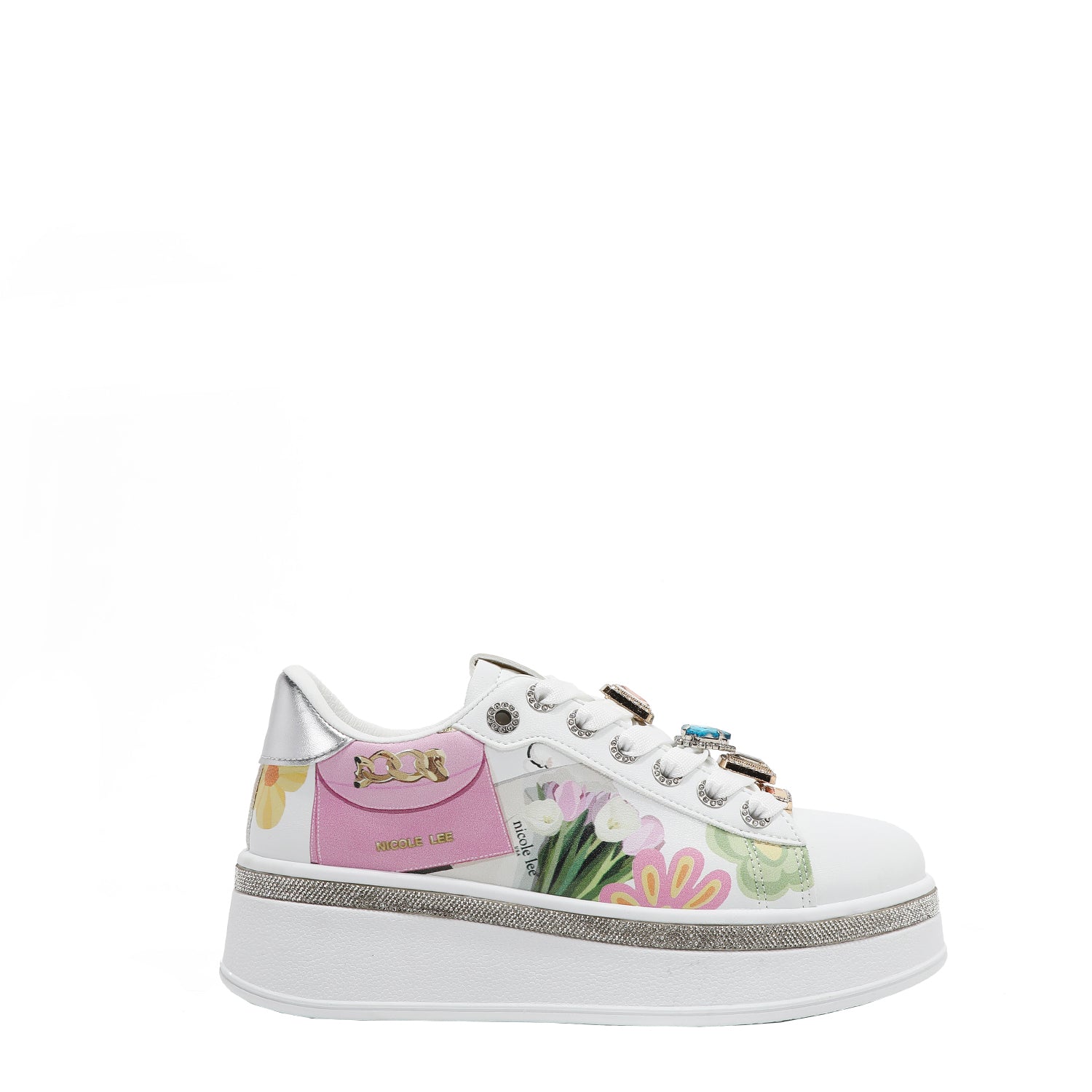 Sparkling Rhinestone Sneakers for Women - Trendy Fashion Shoes for Parties, Weddings & Night Out