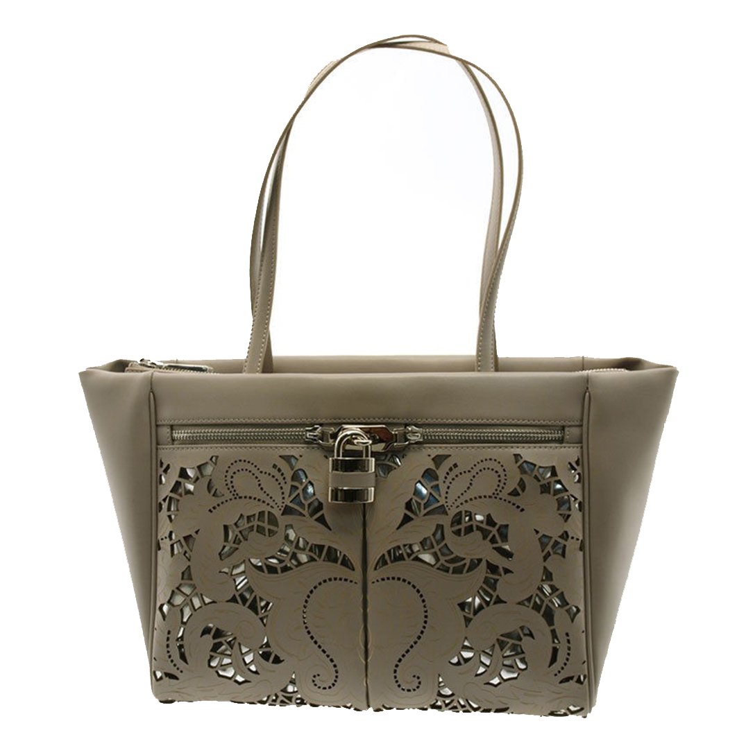 Roberto Cavalli Class Jolie Tote Bag - Designer Leather Handbag for Women, Luxury Shoulder Bag with Gold Accents | Perfect for Work, Travel & Evening Events
